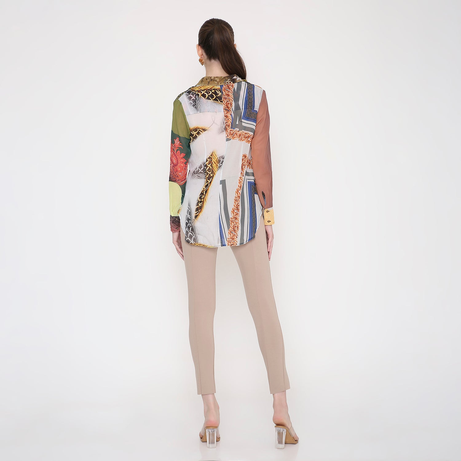 Women Shirt in All Over Lepord Print