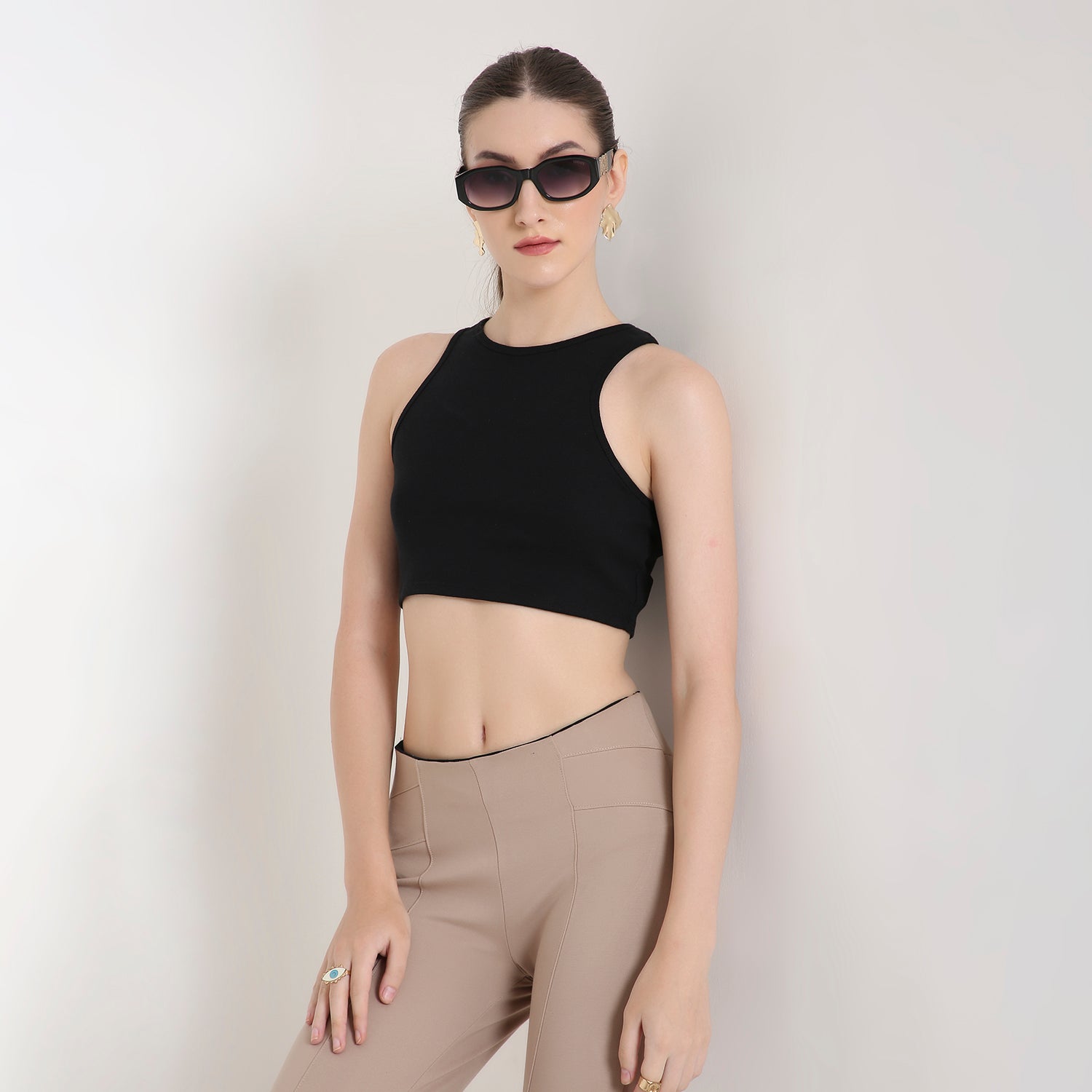 Women Tank Top in Black
