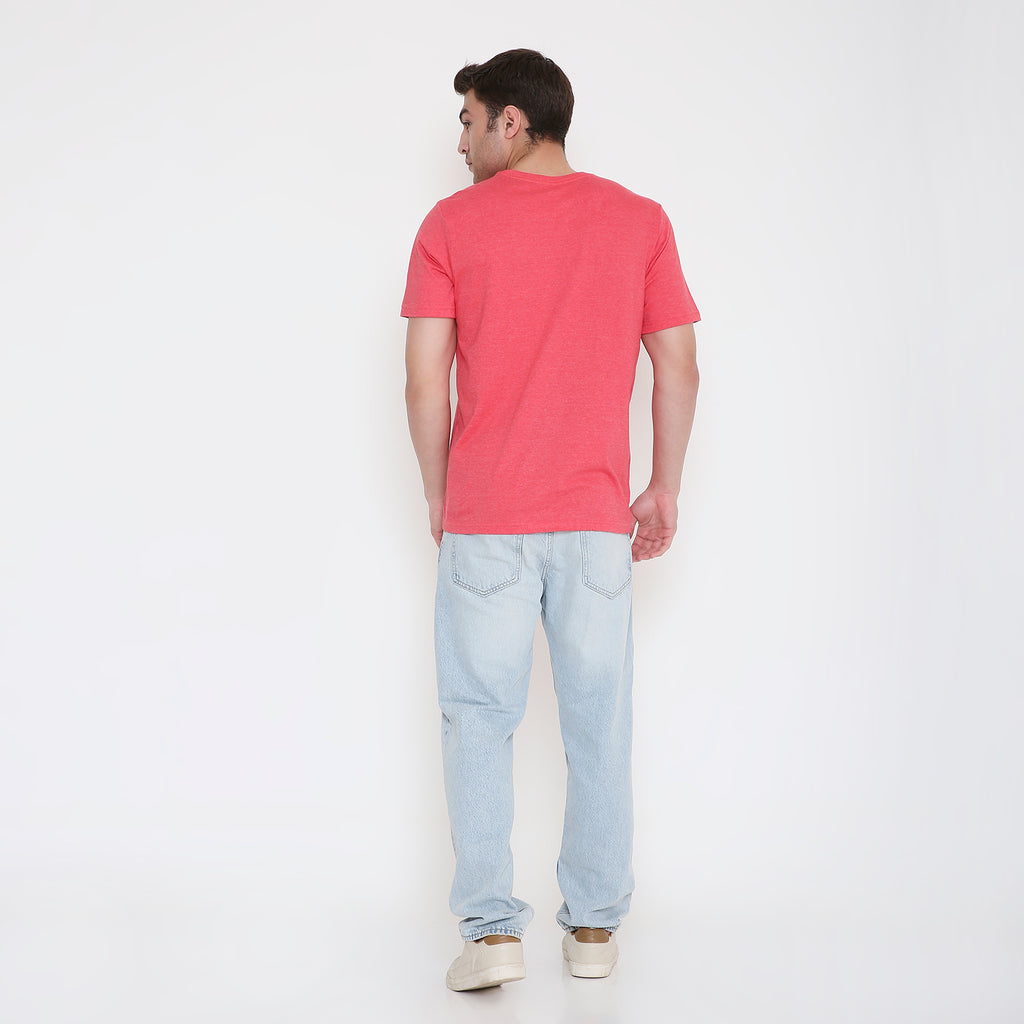 Canada Embroidery T-Shirt in Tomato Red