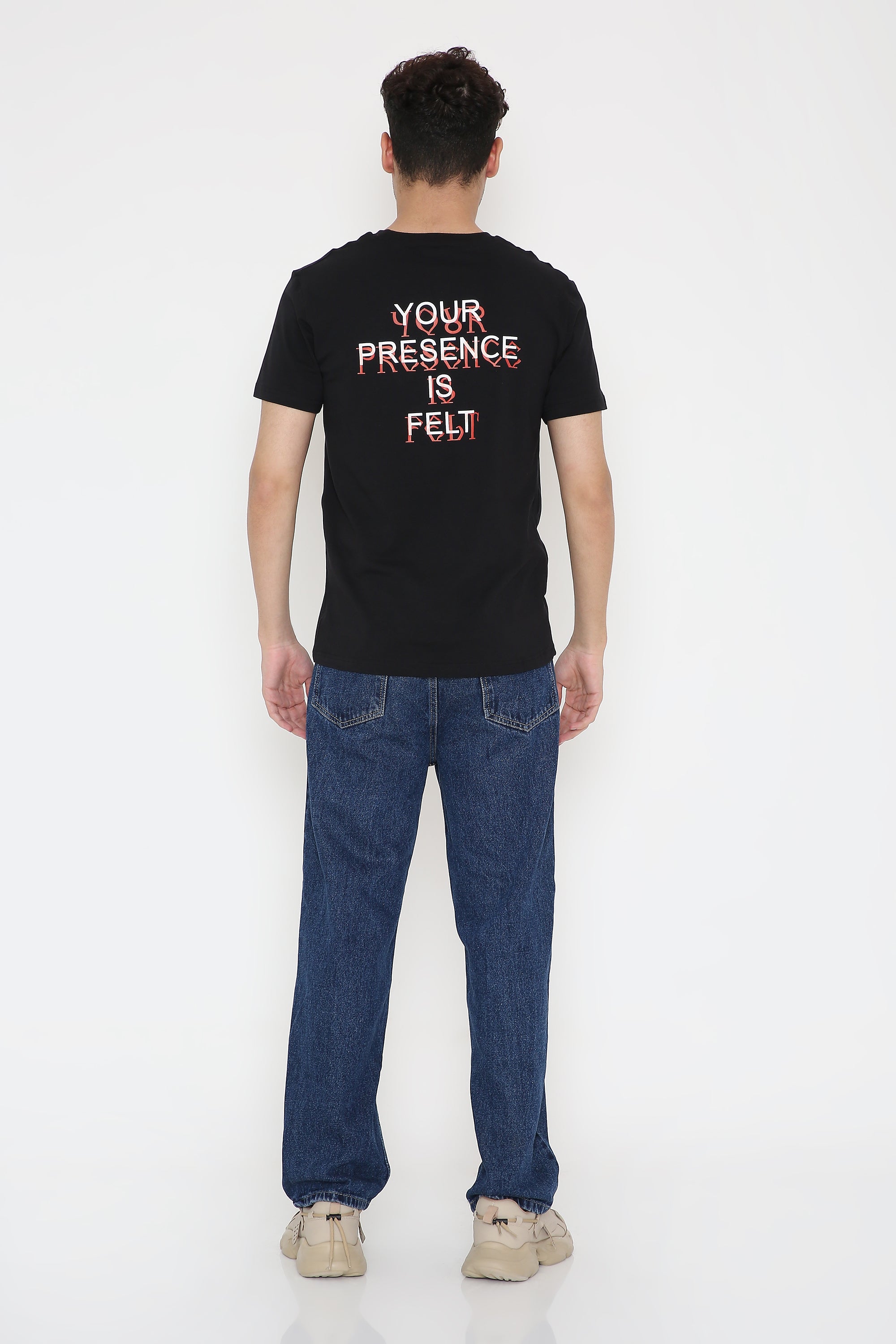 Problem Child Print Men's T-shirt in Black