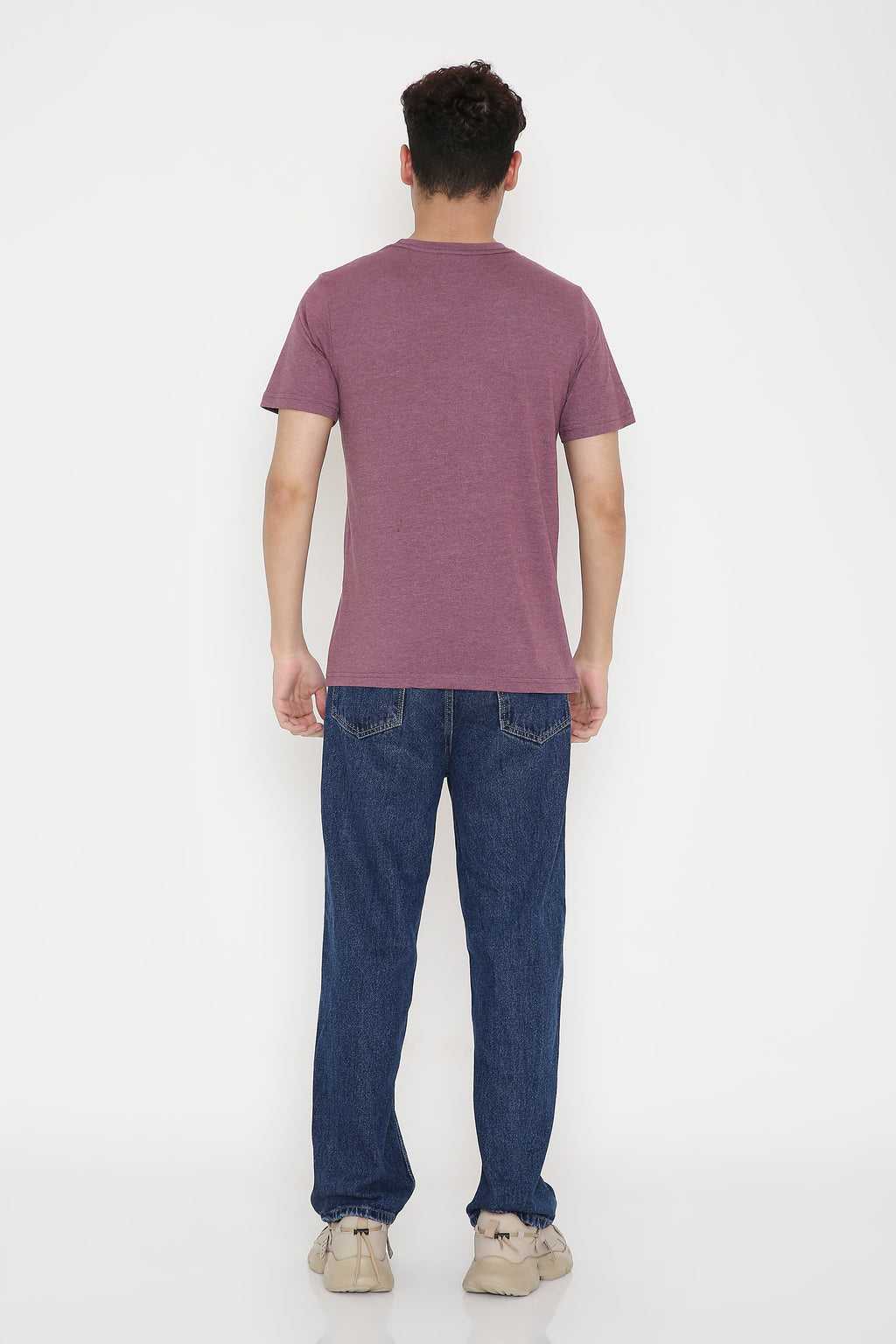 Montréal Canada Print Men's T-Shirt in Maroon Melange